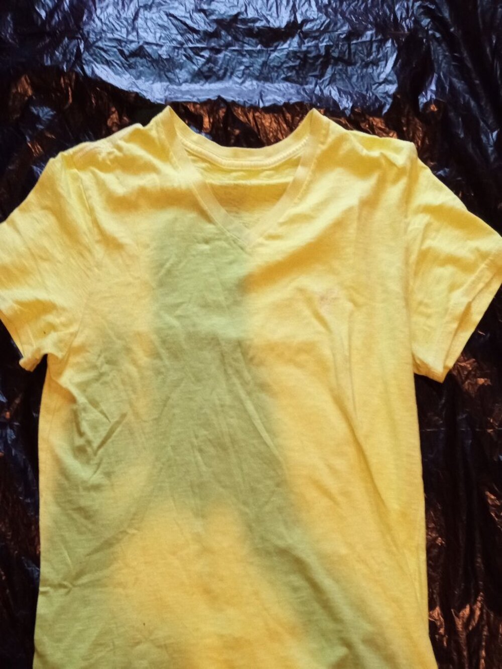 (Bundle Deal) American Eagle Neon Yellow V Neck T Shirt Mens Small